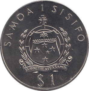 1976 ONE DOLLAR SAMOA OLYMPIC GAMES - WORLD - Cambridgeshire Coins