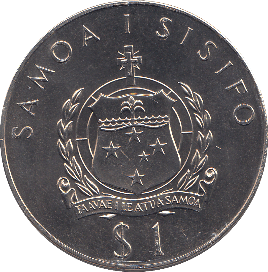 1976 ONE DOLLAR SAMOA OLYMPIC GAMES - WORLD - Cambridgeshire Coins