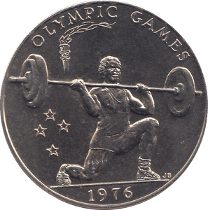 1976 ONE DOLLAR SAMOA OLYMPIC GAMES - WORLD - Cambridgeshire Coins
