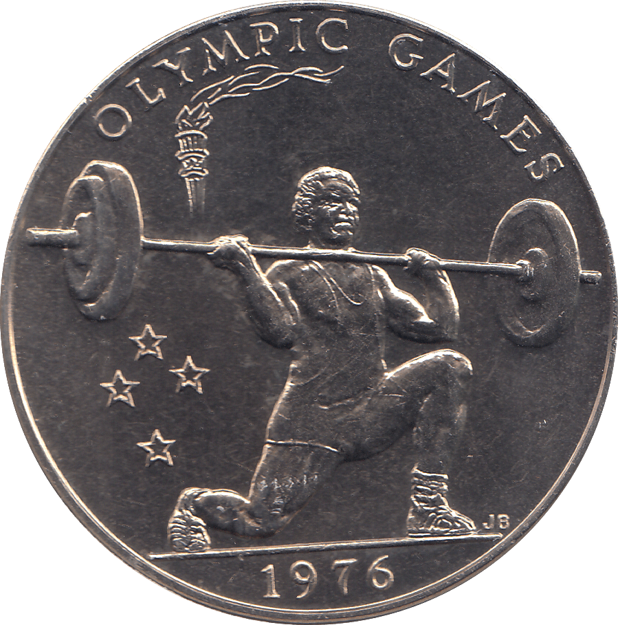 1976 ONE DOLLAR SAMOA OLYMPIC GAMES - WORLD - Cambridgeshire Coins