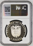 1976 SILVER 1 BALBOA PANAMA VASCO NUNEZ DE BALBOA ( NGC ) PF 69 ULTRA CAMEO - NGC SILVER COINS - Cambridgeshire Coins