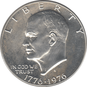 1976 SILVER 1 DOLLAR USA - SILVER WORLD COINS - Cambridgeshire Coins