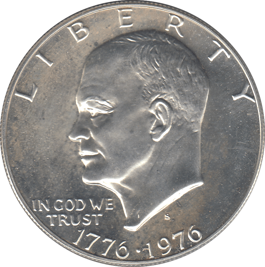 1976 SILVER 1 DOLLAR USA - SILVER WORLD COINS - Cambridgeshire Coins