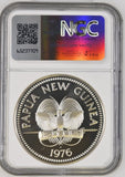 1976 SILVER 10 KINA PAPUA NEW GUINEA RAGGIANA BIRD ( NGC ) PF 69 ULTRA CAMEO - NGC SILVER COINS - Cambridgeshire Coins