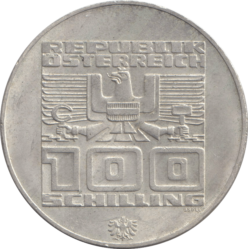 1976 SILVER 100 SHILLINGS - SILVER WORLD COINS - Cambridgeshire Coins