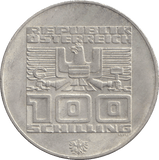 1976 SILVER 100 SHILLINGS - SILVER WORLD COINS - Cambridgeshire Coins