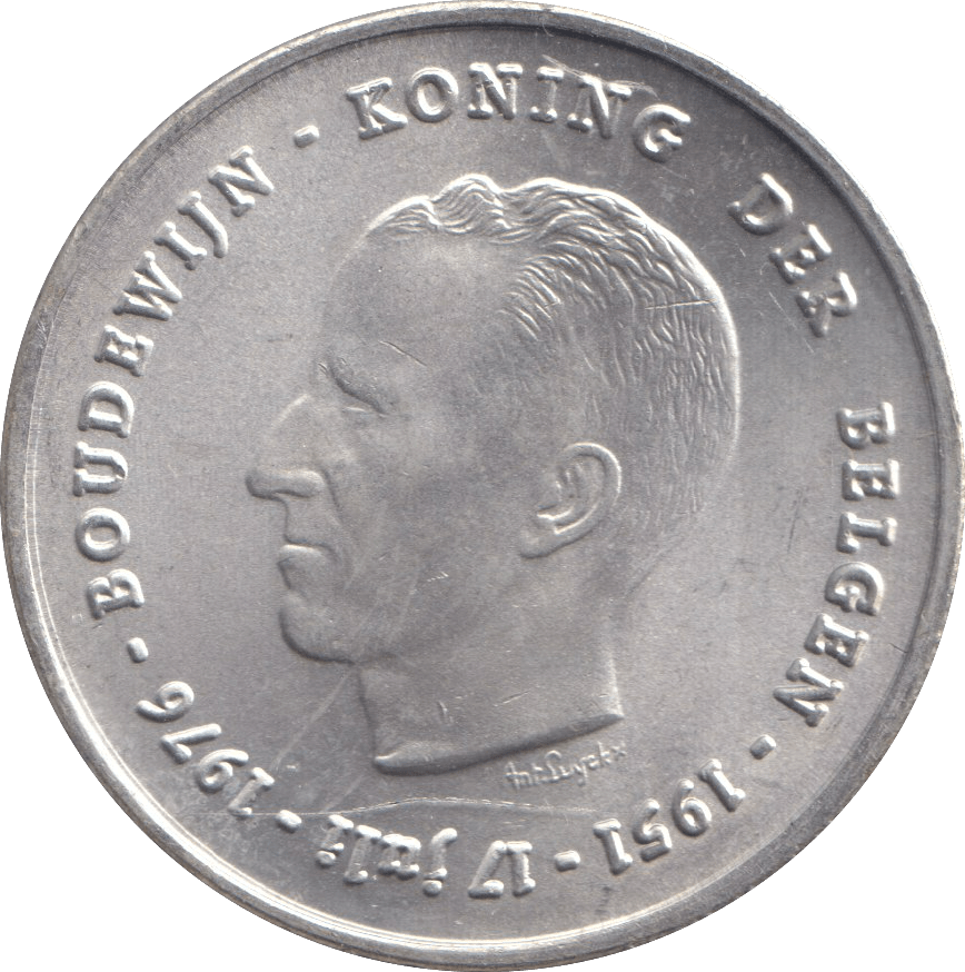 1976 SILVER 250 FRANC BELGIUM - SILVER WORLD COINS - Cambridgeshire Coins