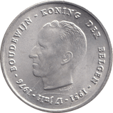 1976 SILVER 250 FRANC BELGIUM - SILVER WORLD COINS - Cambridgeshire Coins