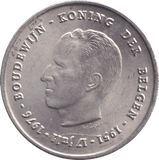 1976 SILVER 250 FRANC BELGIUM - SILVER WORLD COINS - Cambridgeshire Coins