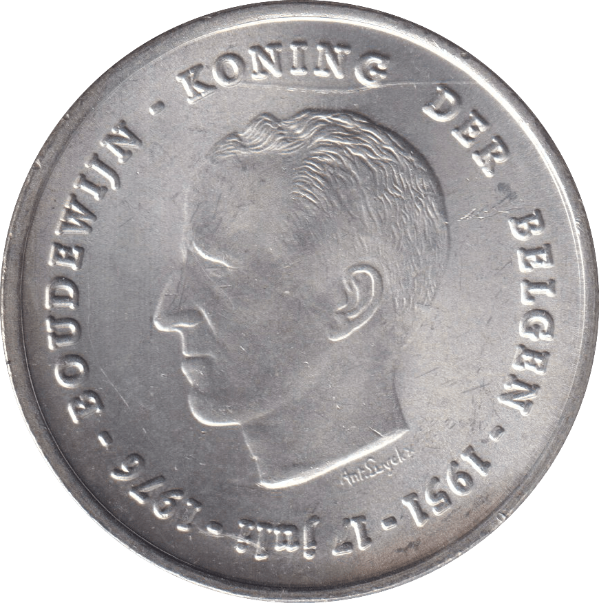 1976 SILVER 250 FRANC BELGIUM - SILVER WORLD COINS - Cambridgeshire Coins
