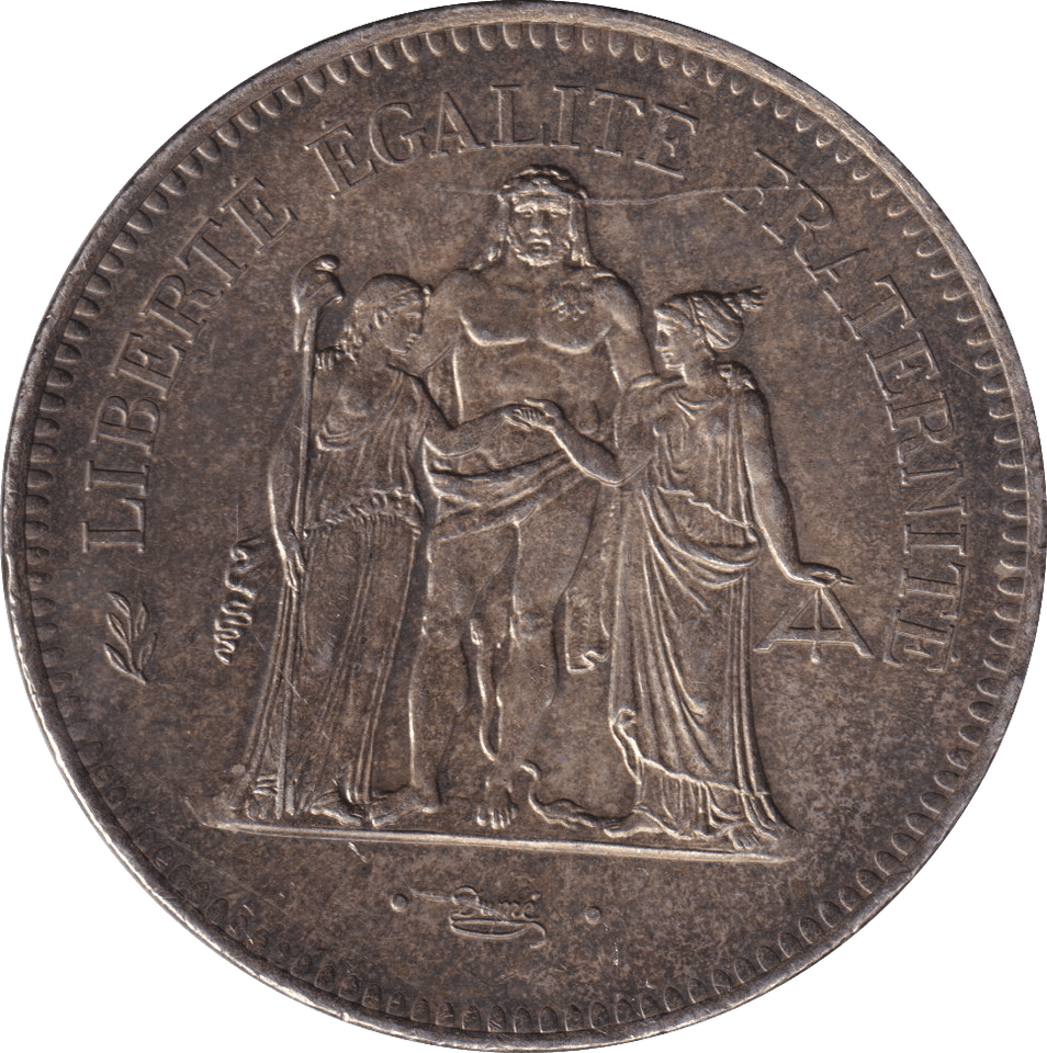 1976 SILVER 50 FRANC FRANCE - SILVER WORLD COINS - Cambridgeshire Coins