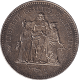 1976 SILVER 50 FRANC FRANCE - SILVER WORLD COINS - Cambridgeshire Coins