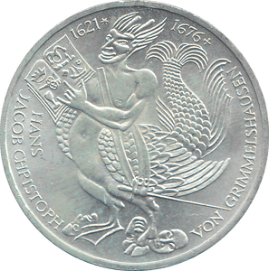 1976 SILVER GERMANY 5 MARKS - WORLD COINS - Cambridgeshire Coins