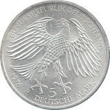 1976 SILVER GERMANY 5 MARKS - WORLD COINS - Cambridgeshire Coins