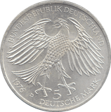1976 SILVER GERMANY 5 MARKS - WORLD COINS - Cambridgeshire Coins