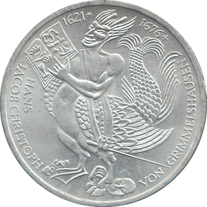 1976 SILVER GERMANY 5 MARKS - WORLD COINS - Cambridgeshire Coins