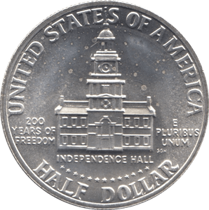 1976 SILVER HALF DOLLAR USA - SILVER WORLD COINS - Cambridgeshire Coins