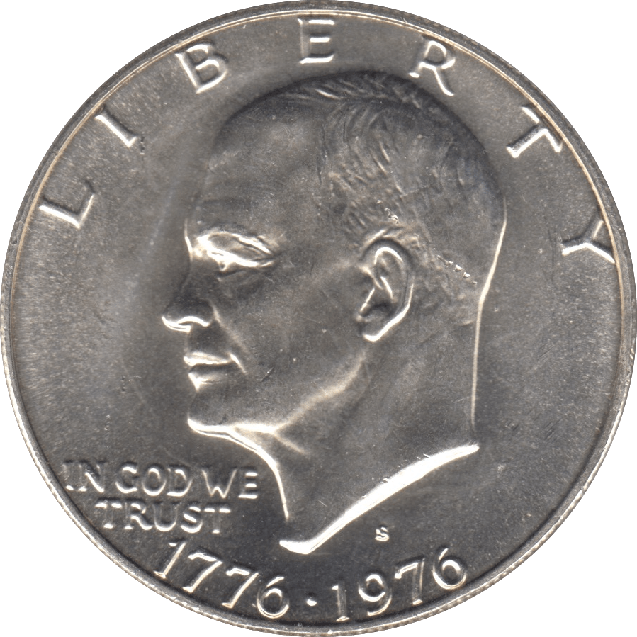 1976 SILVER ONE DOLLAR USA - SILVER WORLD COINS - Cambridgeshire Coins