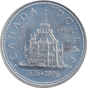 1976 SILVER PROOF DOLLAR CANADA - SILVER WORLD COINS - Cambridgeshire Coins