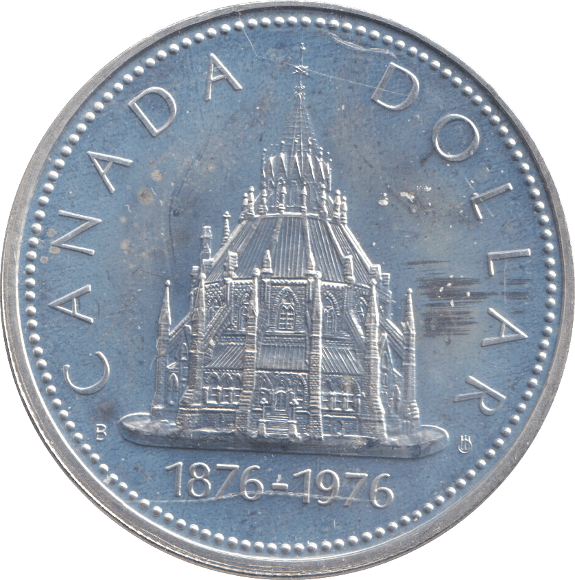 1976 SILVER PROOF DOLLAR CANADA - SILVER WORLD COINS - Cambridgeshire Coins