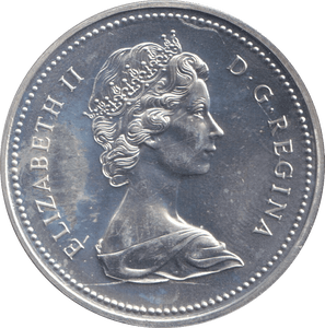 1976 SILVER PROOF DOLLAR CANADA - SILVER WORLD COINS - Cambridgeshire Coins