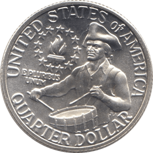 1976 SILVER QUARTER DOLLAR USA - SILVER WORLD COINS - Cambridgeshire Coins
