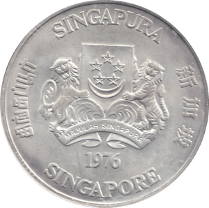 1976 SINGAPORE 10 DOLLARS - WORLD COINS - Cambridgeshire Coins