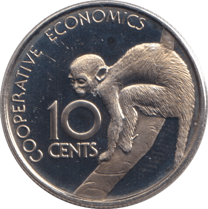 1976 TEN CENTS GUYANA - WORLD COINS - Cambridgeshire Coins