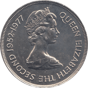 1977 25 PENCE GIBRALTAR - WORLD COINS - Cambridgeshire Coins