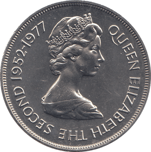 1977 25P BAILIWICK OF GUERNSEY SILVER JUBILEE ( BU ) - WORLD COINS - Cambridgeshire Coins