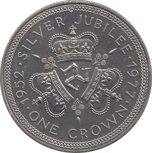 1977 CROWN SILVER JUBILEE - WORLD COINS - Cambridgeshire Coins