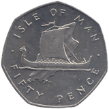 1977 FIFTY PENCE ISLE OF MAN ( BU ) - 50p BU - Cambridgeshire Coins