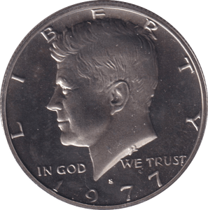 1977 HALF DOLLAR USA - WORLD COINS - Cambridgeshire Coins