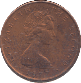1977 HALF PENNY ISLE OF MAN ( BU ) - Halfpenny - Cambridgeshire Coins