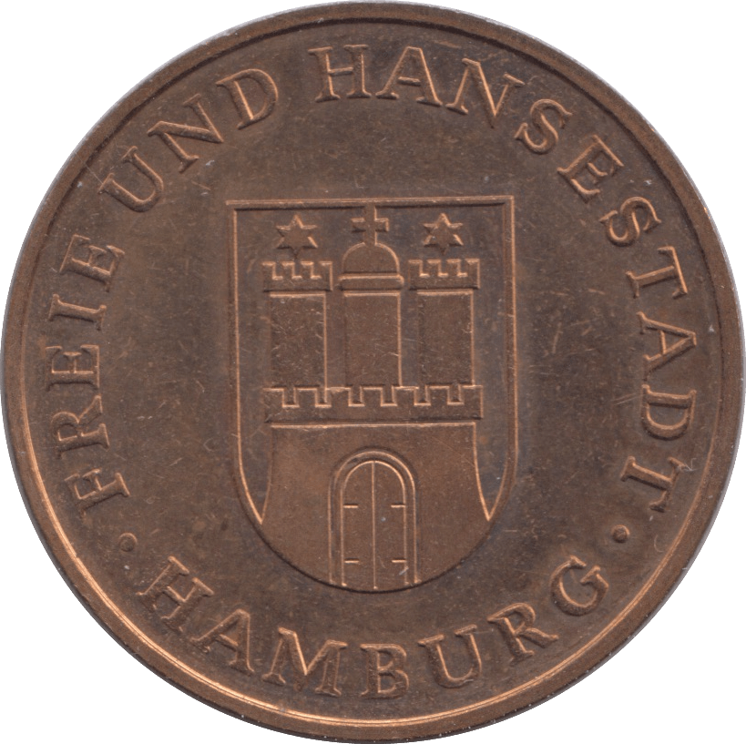 1977 HAMBURG HANSAPORT COMMEMORATIVE TOKEN MEDALLION GERMANY - MEDALS & MEDALLIONS - Cambridgeshire Coins