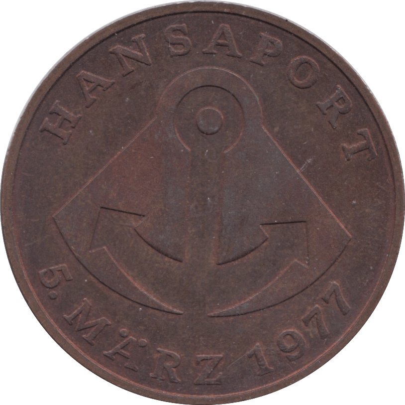 1977 HANSAPORT COIN - WORLD COINS - Cambridgeshire Coins
