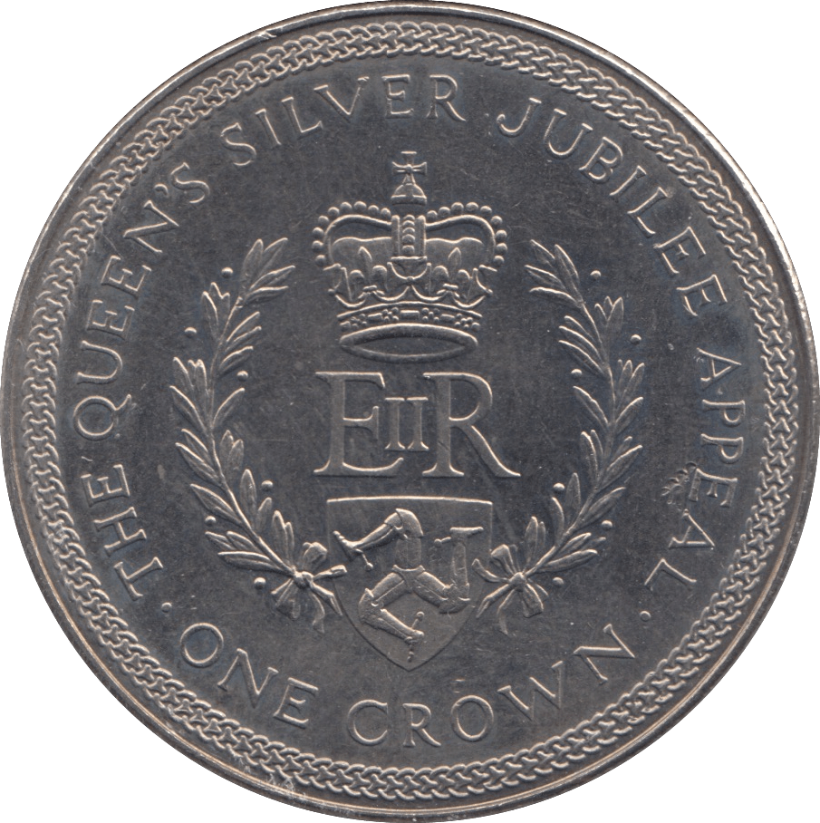1977 ISLE OF MAN CROWN - SILVER WORLD COINS - Cambridgeshire Coins