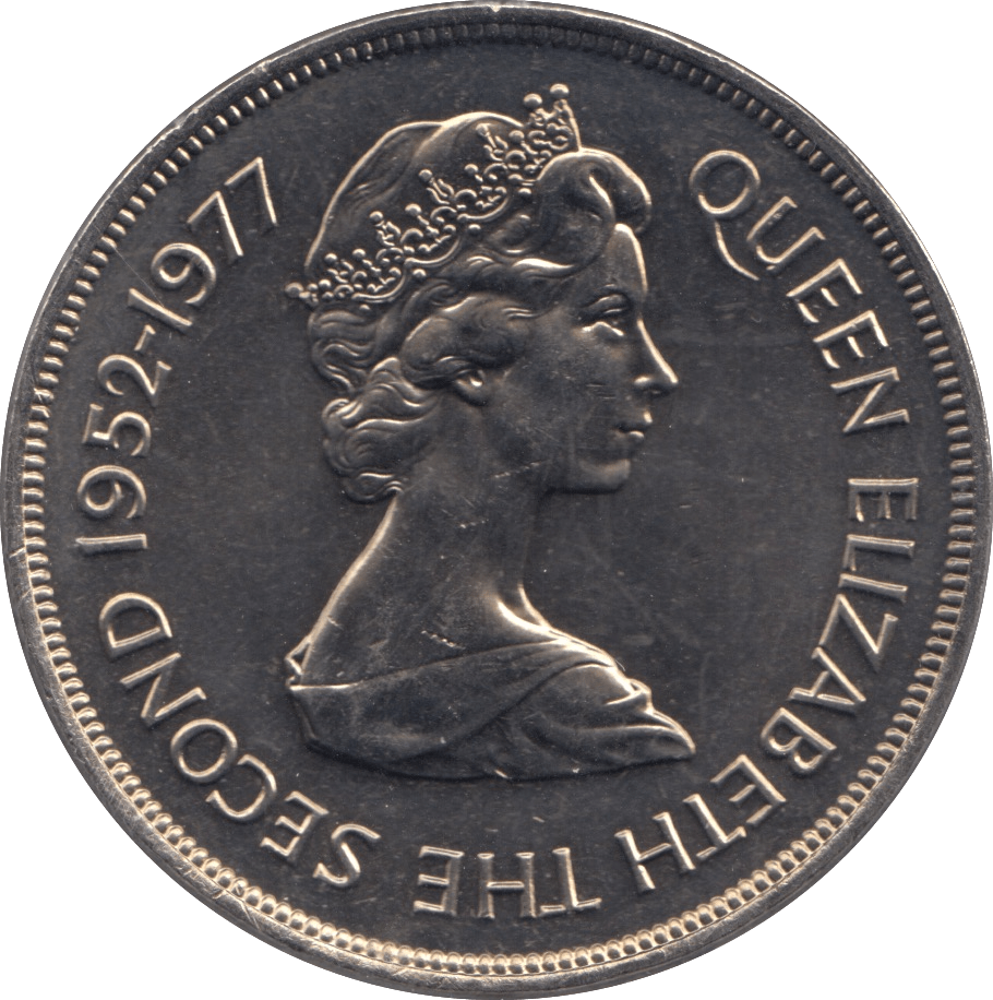 1977 JERSEY TWENTY FIVE PENCE - WORLD COINS - Cambridgeshire Coins