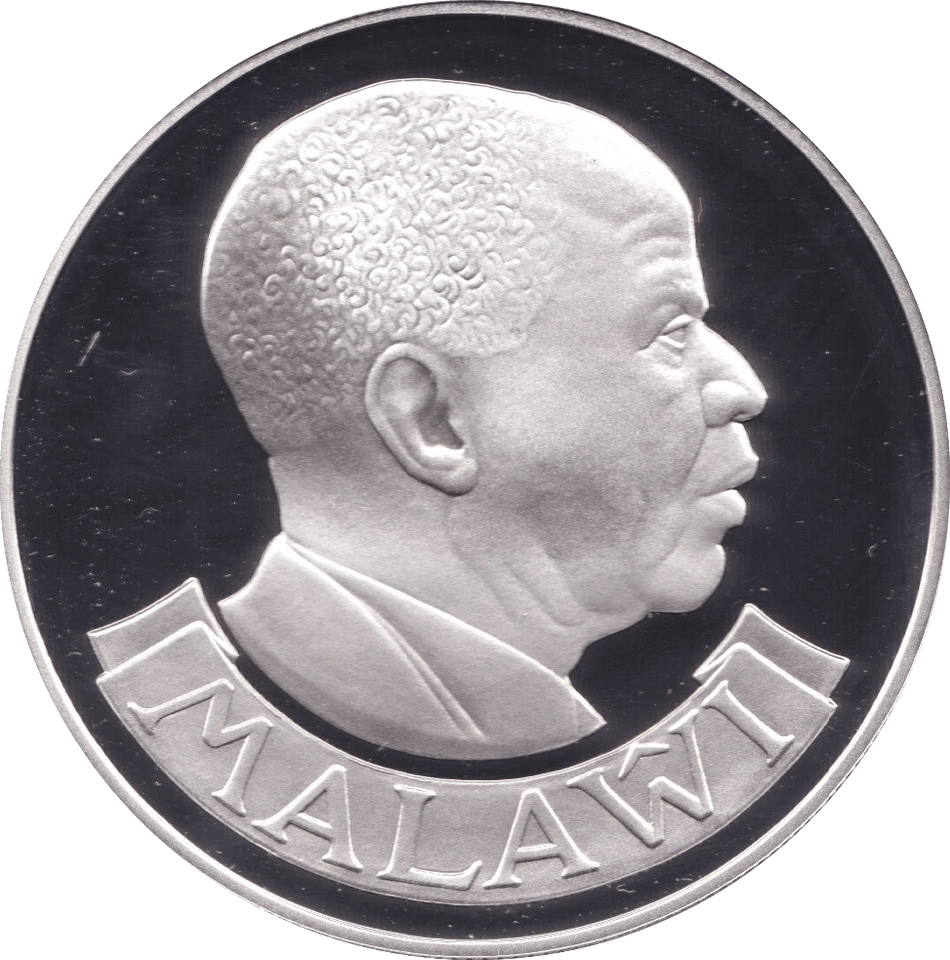 1977 MALAWI 10 KWACHA SABLE ANTELOPE SILVER PROOF COIN - SILVER WORLD COINS - Cambridgeshire Coins