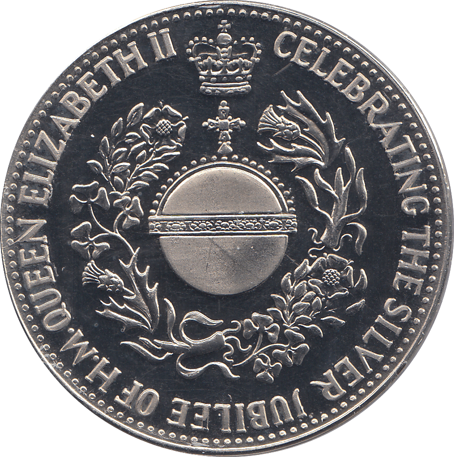 1977 MEDAL SILVER JUBILEE HM QUEEN ELIZABETH II - WORLD COINS - Cambridgeshire Coins
