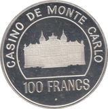 1977 MONTECARLO SILVER 100 FRANCS - WOLRD SILVER COINS - Cambridgeshire Coins