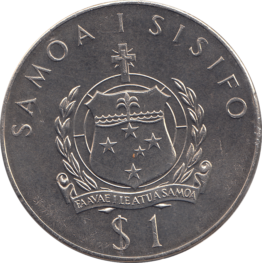 1977 ONE DOLLAR SAMOA ROYAL JUBILEE - WORLD COINS - Cambridgeshire Coins