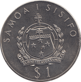 1977 ONE DOLLAR SAMOA ROYAL JUBILEE - WORLD COINS - Cambridgeshire Coins