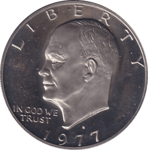 1977 ONE DOLLAR USA - WORLD COINS - Cambridgeshire Coins