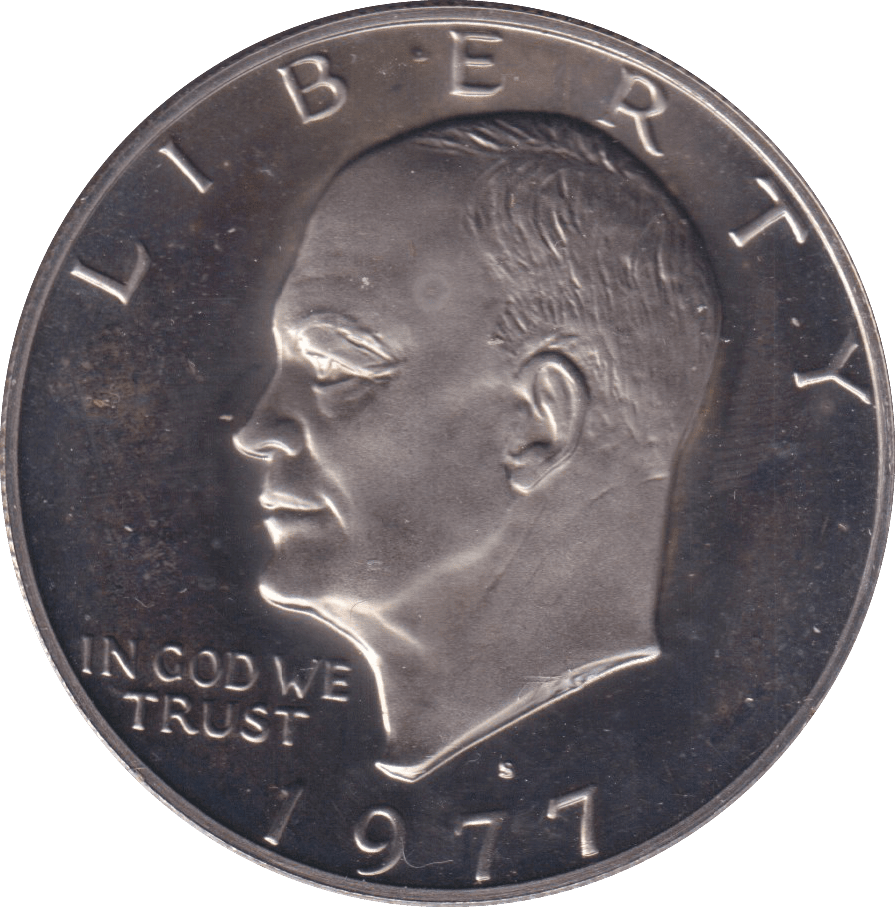 1977 ONE DOLLAR USA - WORLD COINS - Cambridgeshire Coins