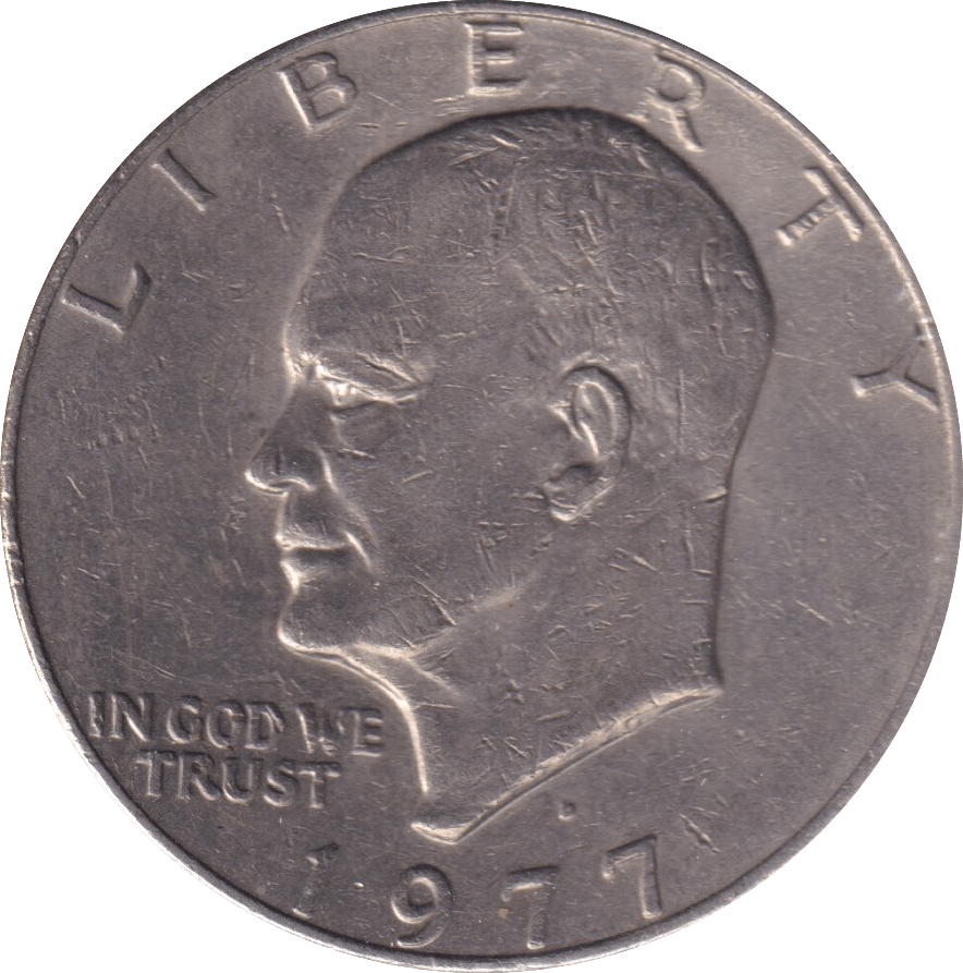 1977 ONE DOLLAR USA - WORLD COINS - Cambridgeshire Coins