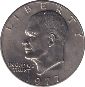 1977 ONE DOLLAR USA - WORLD COINS - Cambridgeshire Coins