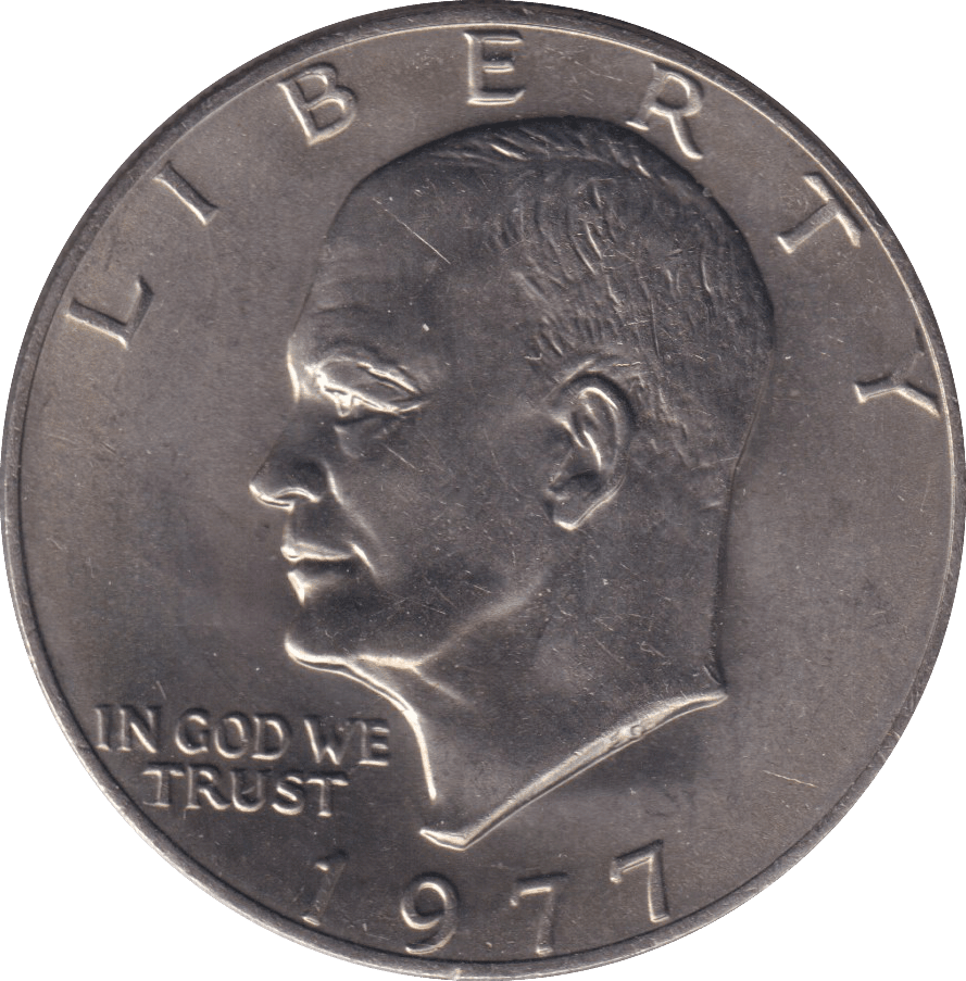 1977 ONE DOLLAR USA - WORLD COINS - Cambridgeshire Coins