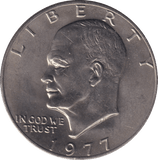 1977 ONE DOLLAR USA - WORLD COINS - Cambridgeshire Coins