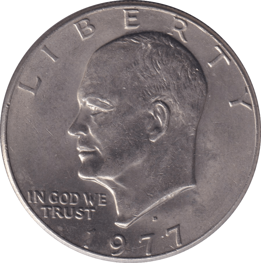 1977 ONE DOLLAR USA - WORLD COINS - Cambridgeshire Coins